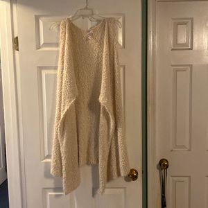 Size large off white soft vest